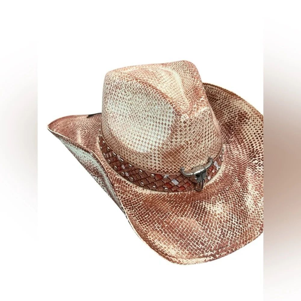 STYLINE Vintage Look Cowboy Hat - Picture 3 of 11